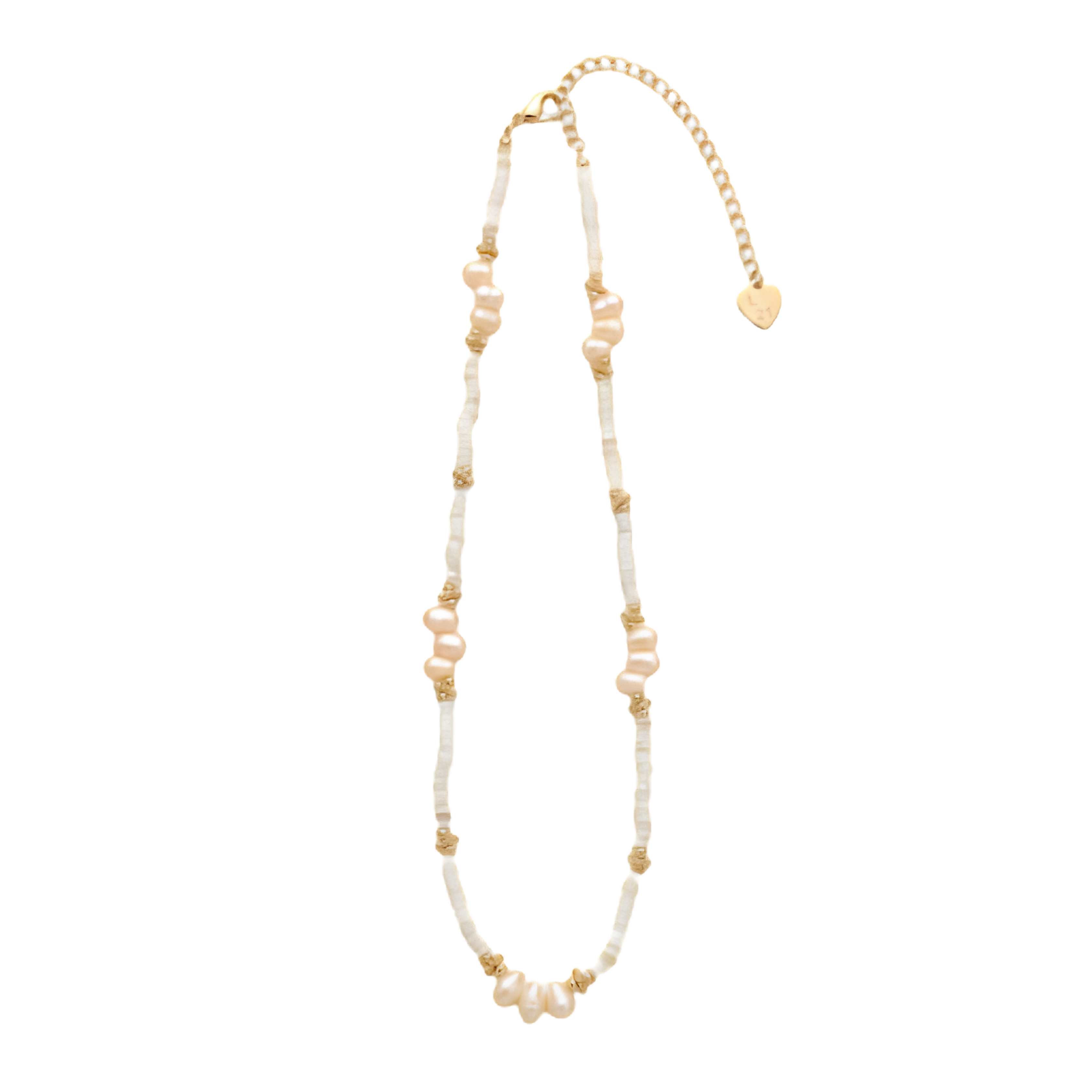 Mixed Pearl &amp; Shell Beaded Necklace