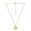 Sculpted Drop Pendant Necklace