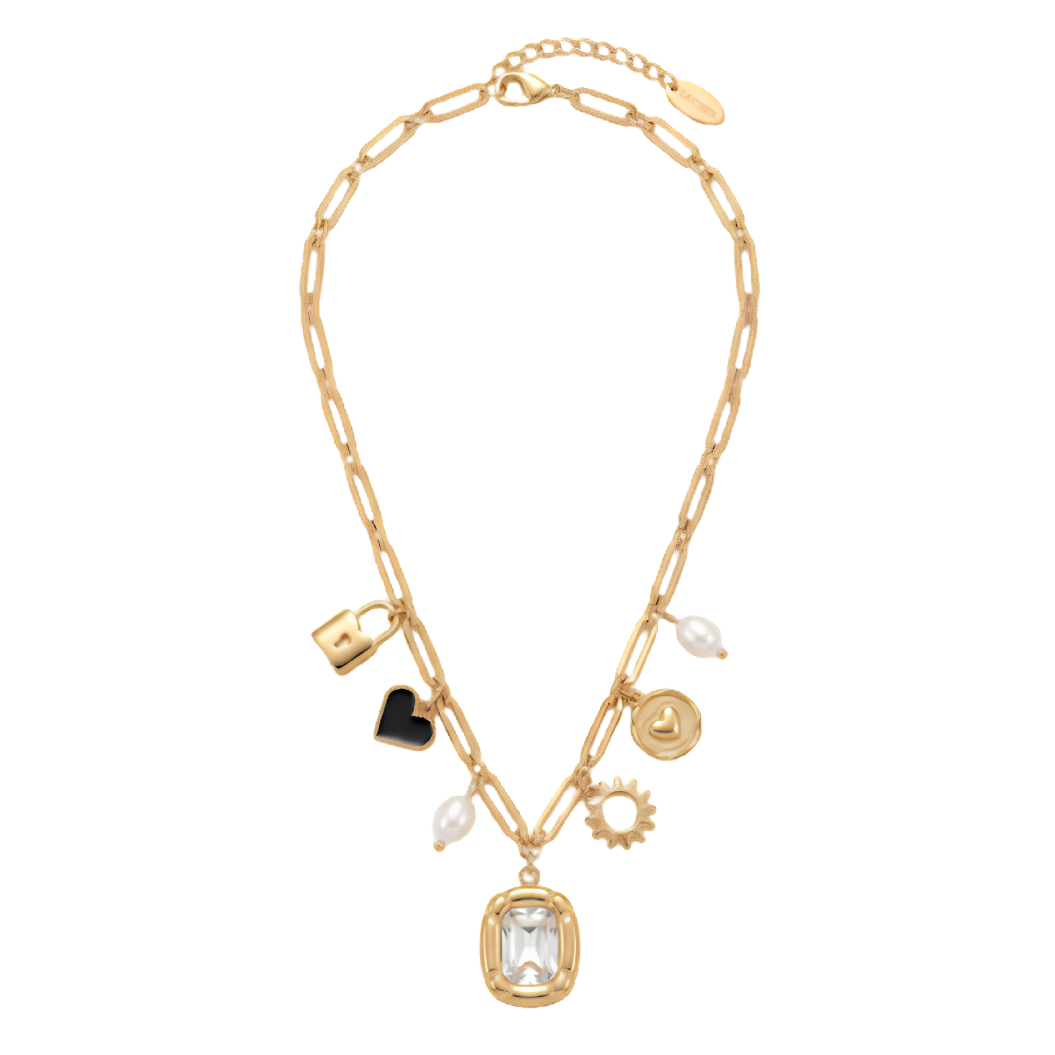 Charm Layered Pendant Necklace