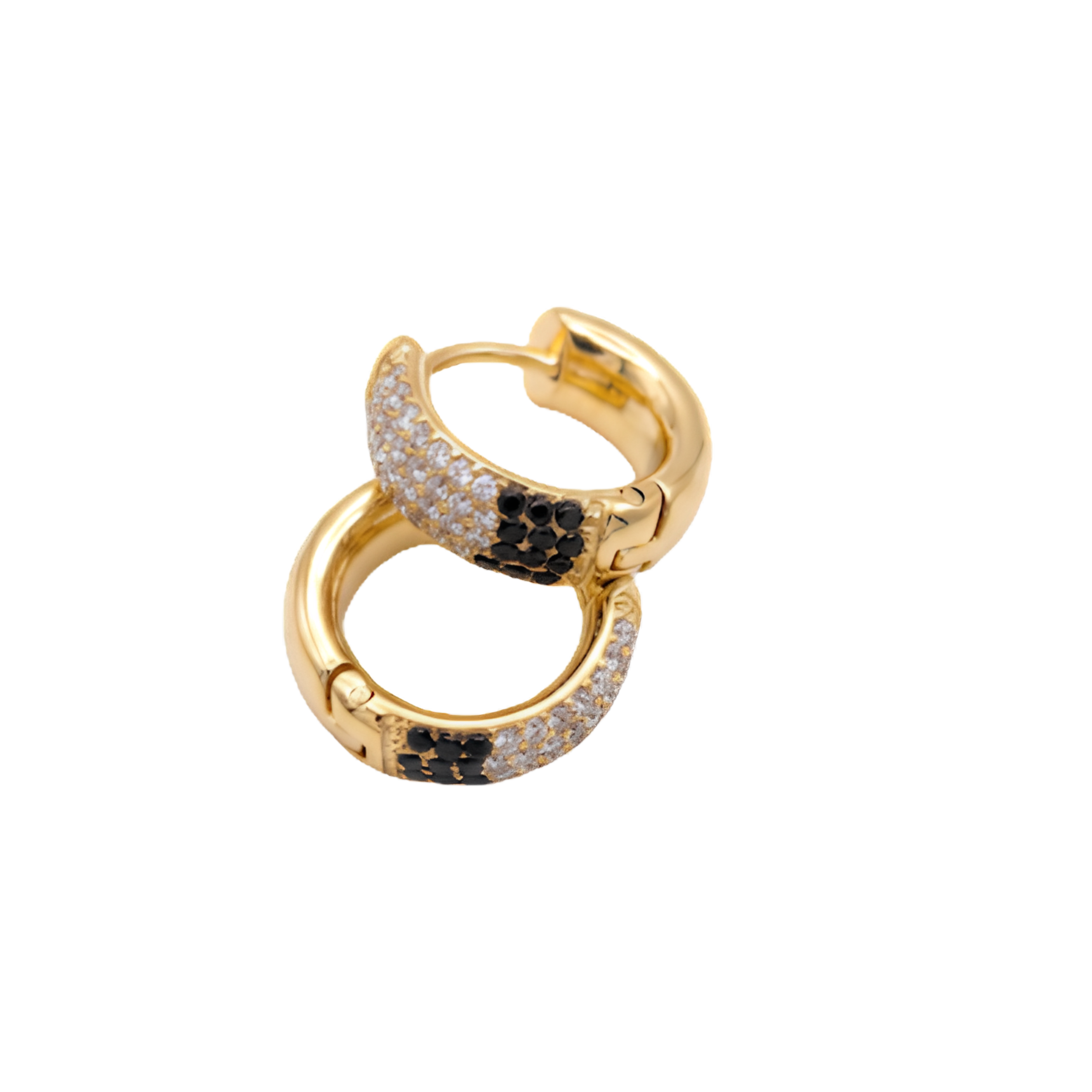 Pavé Hoop Earrings