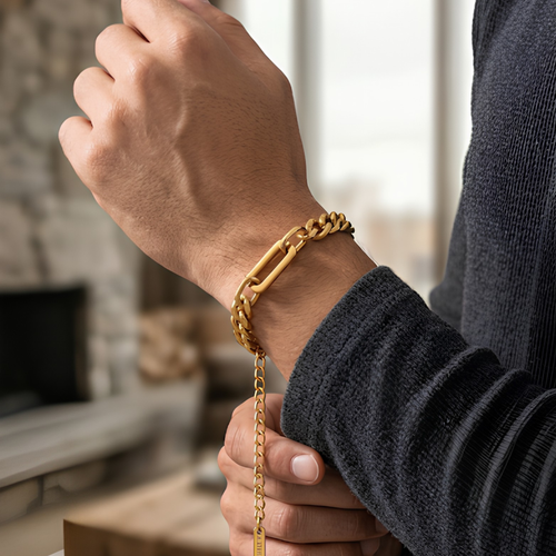 Dual Chain Statement Bracelet