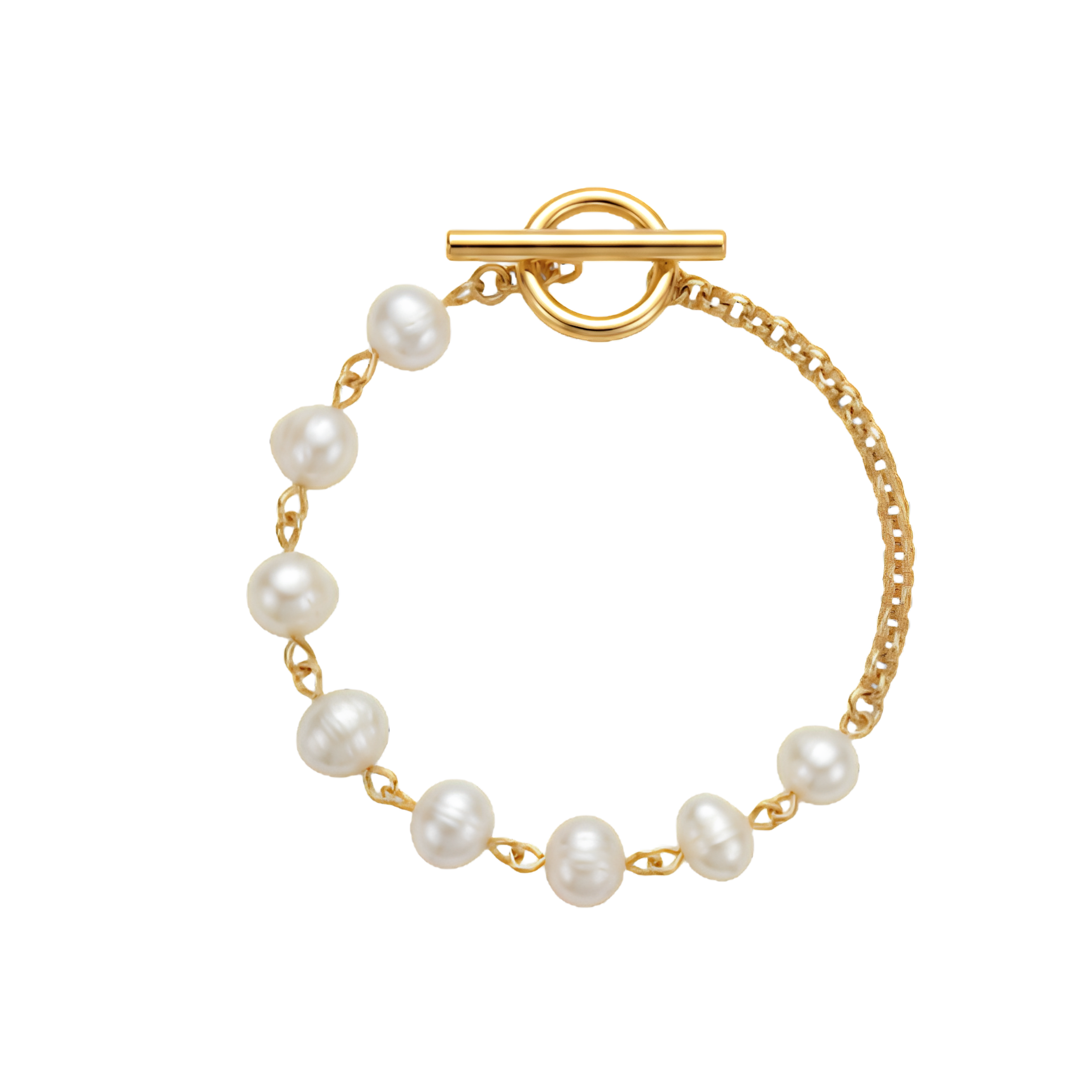 Freshwater Pearl Toggle Bracelet