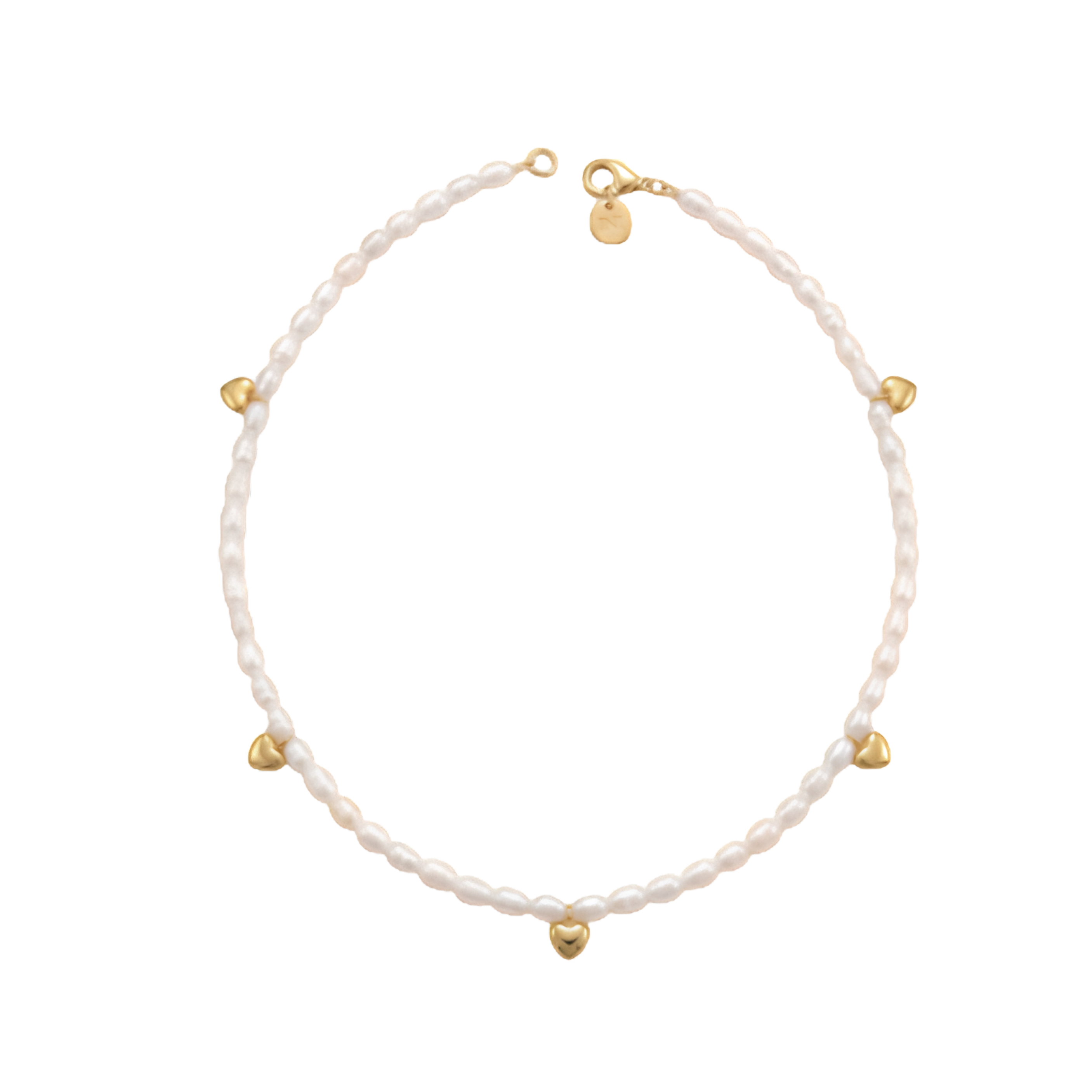 Freshwater Pearl Heart Necklace