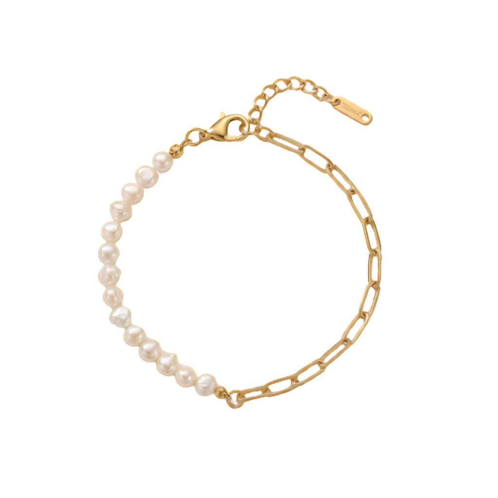 Pearl Link Chain Bracelet