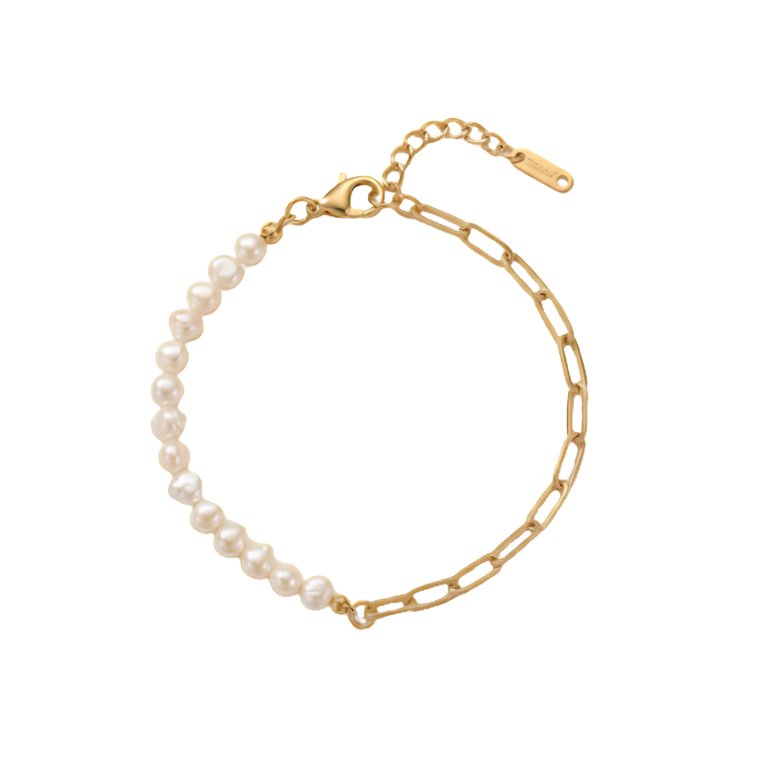 Pearl Link Chain Bracelet