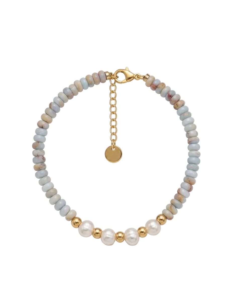 Azure Pearl Bracelet