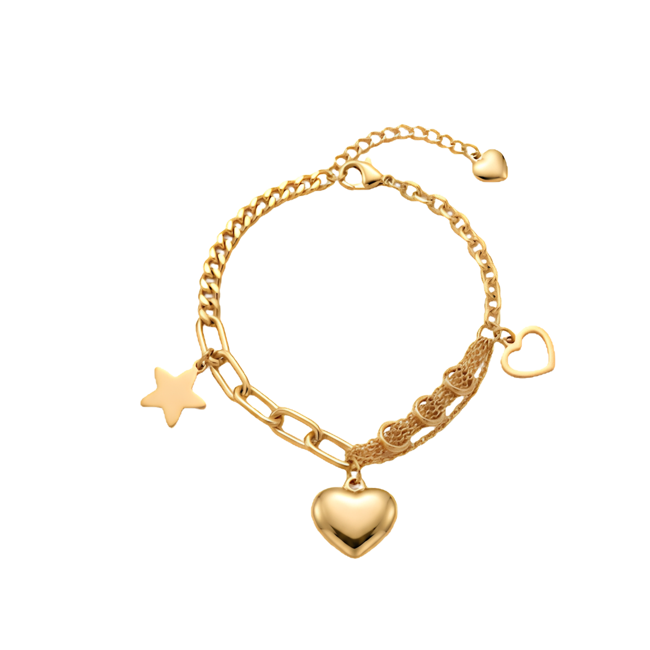 Celestial Charm Chain Bracelet