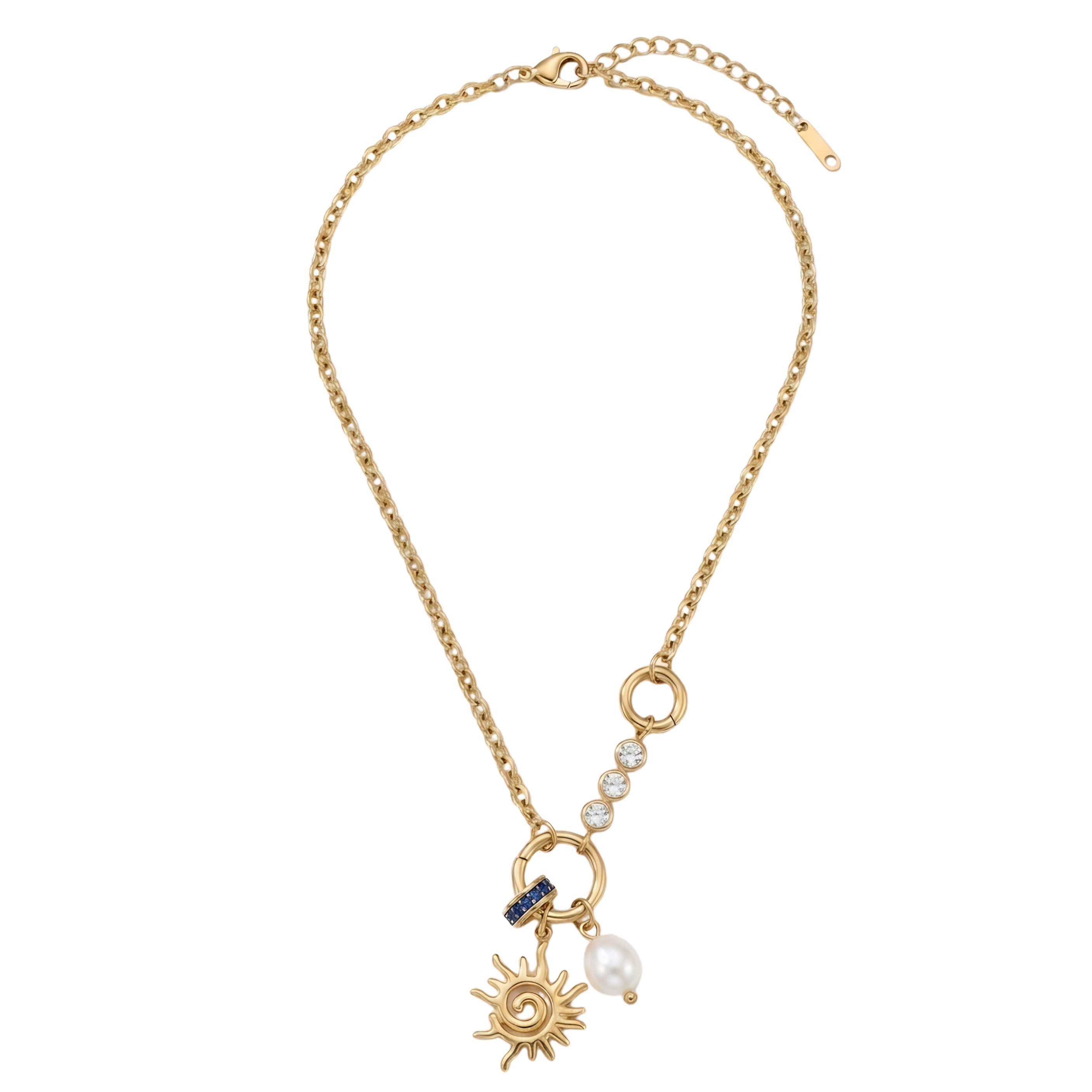 Golden Sol Pearl Necklace