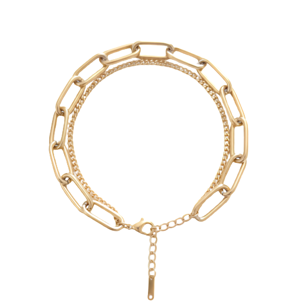 Golden Link Duo Bracelet