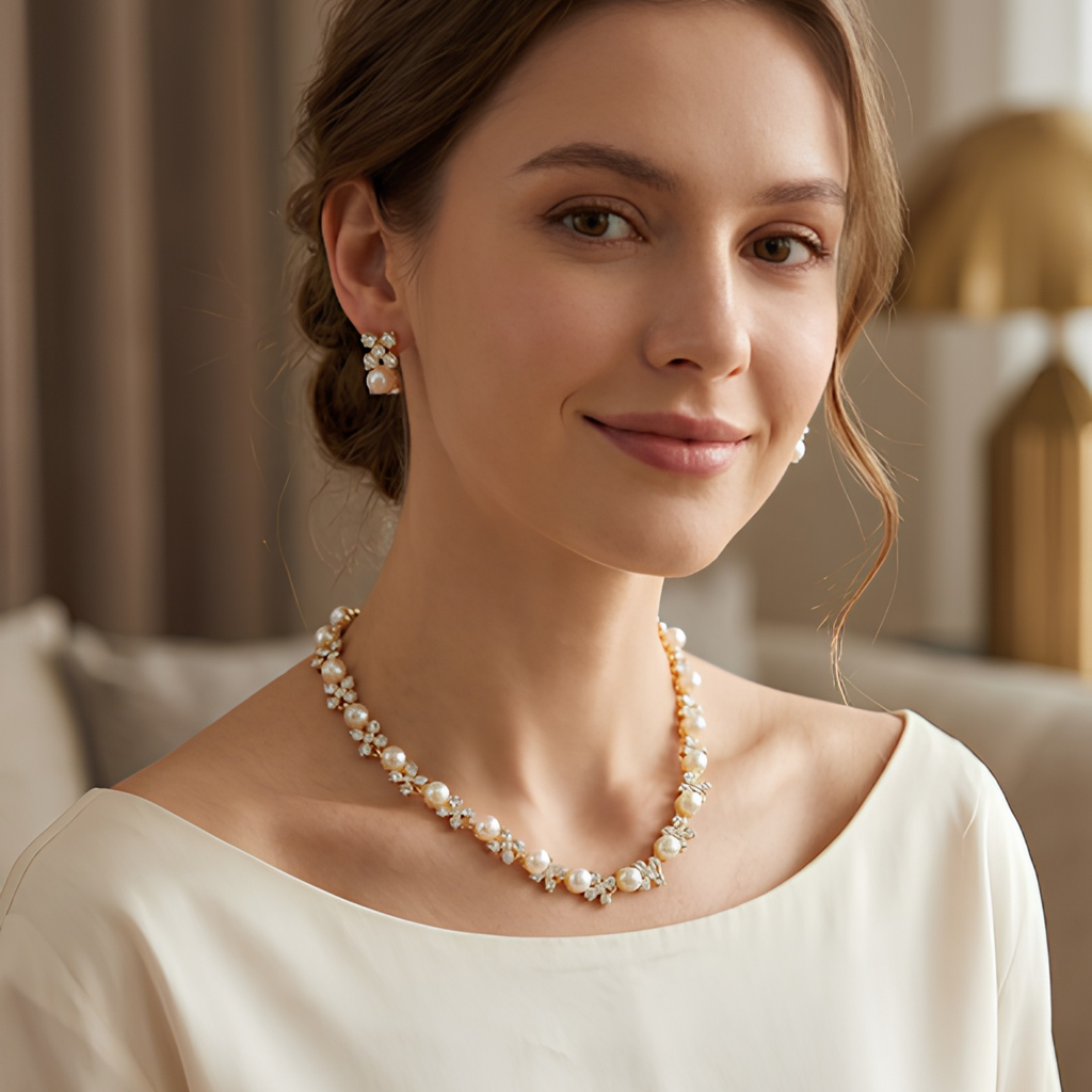 Pearl Bloom Jewelry Set