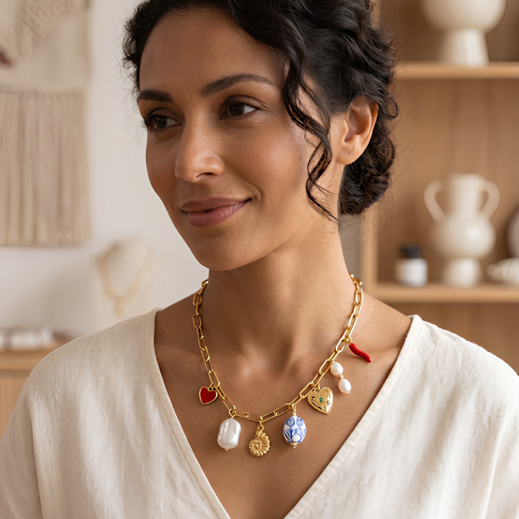 Amalfi Charm Necklace