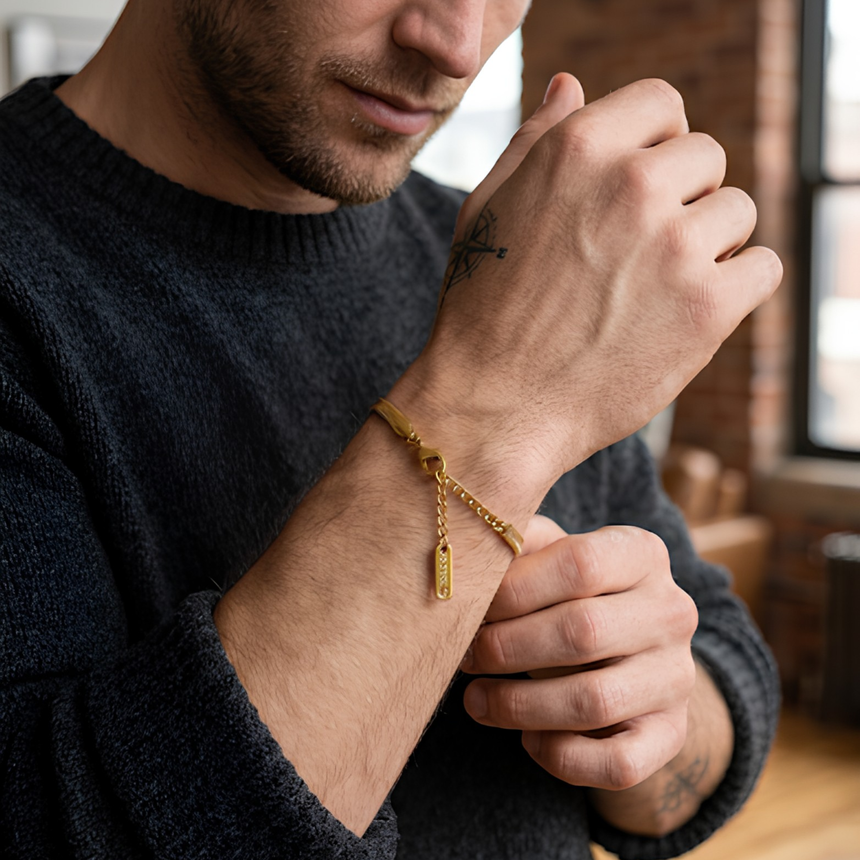 Herringbone Chain Bracelet