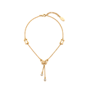 Golden Butterfly Drop Anklet
