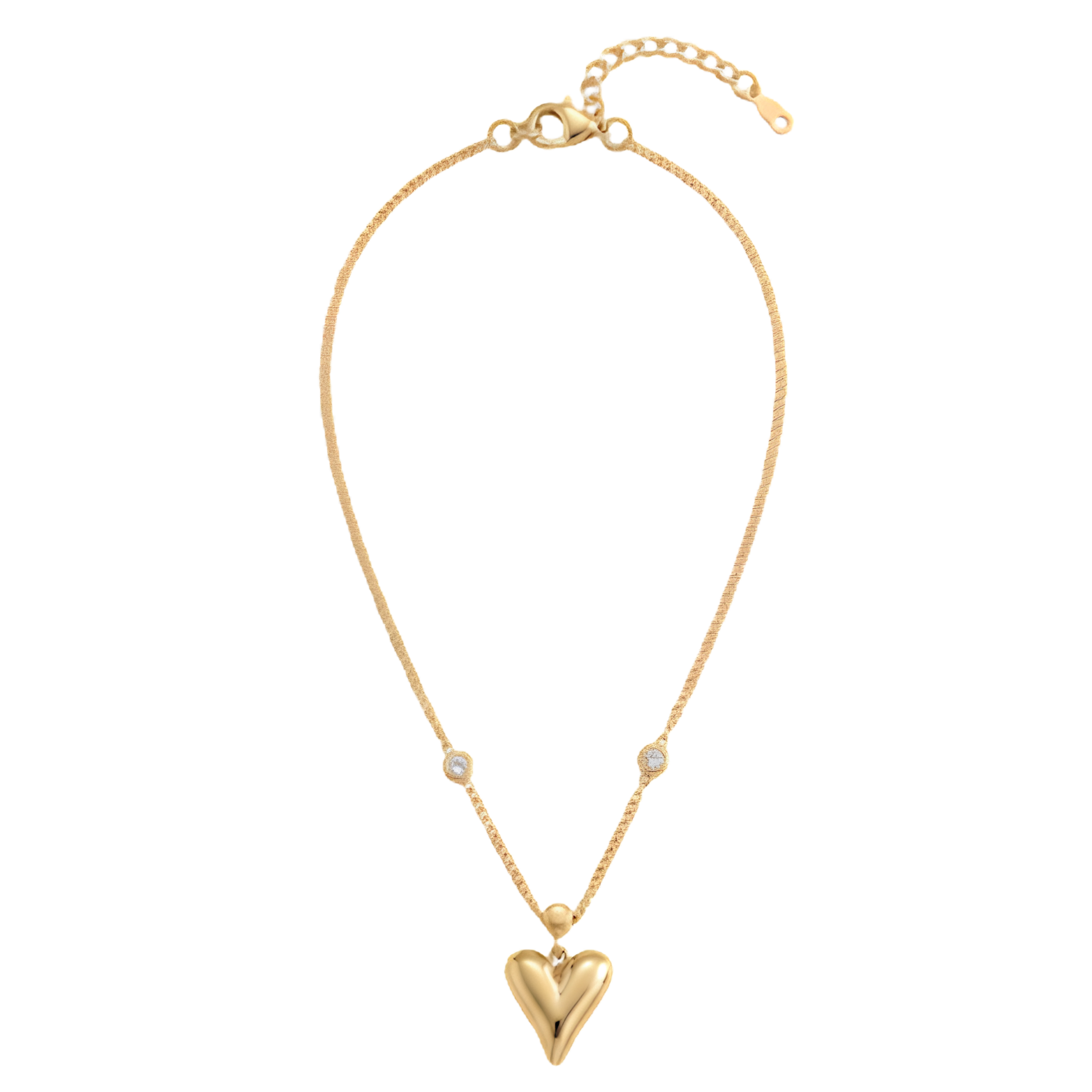 Golden Heart Anklet