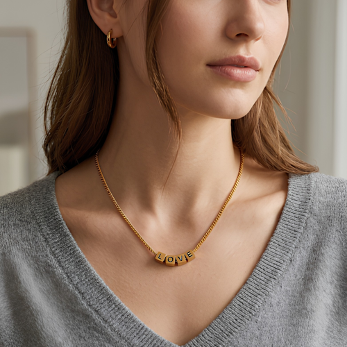 Aligned Love Necklace