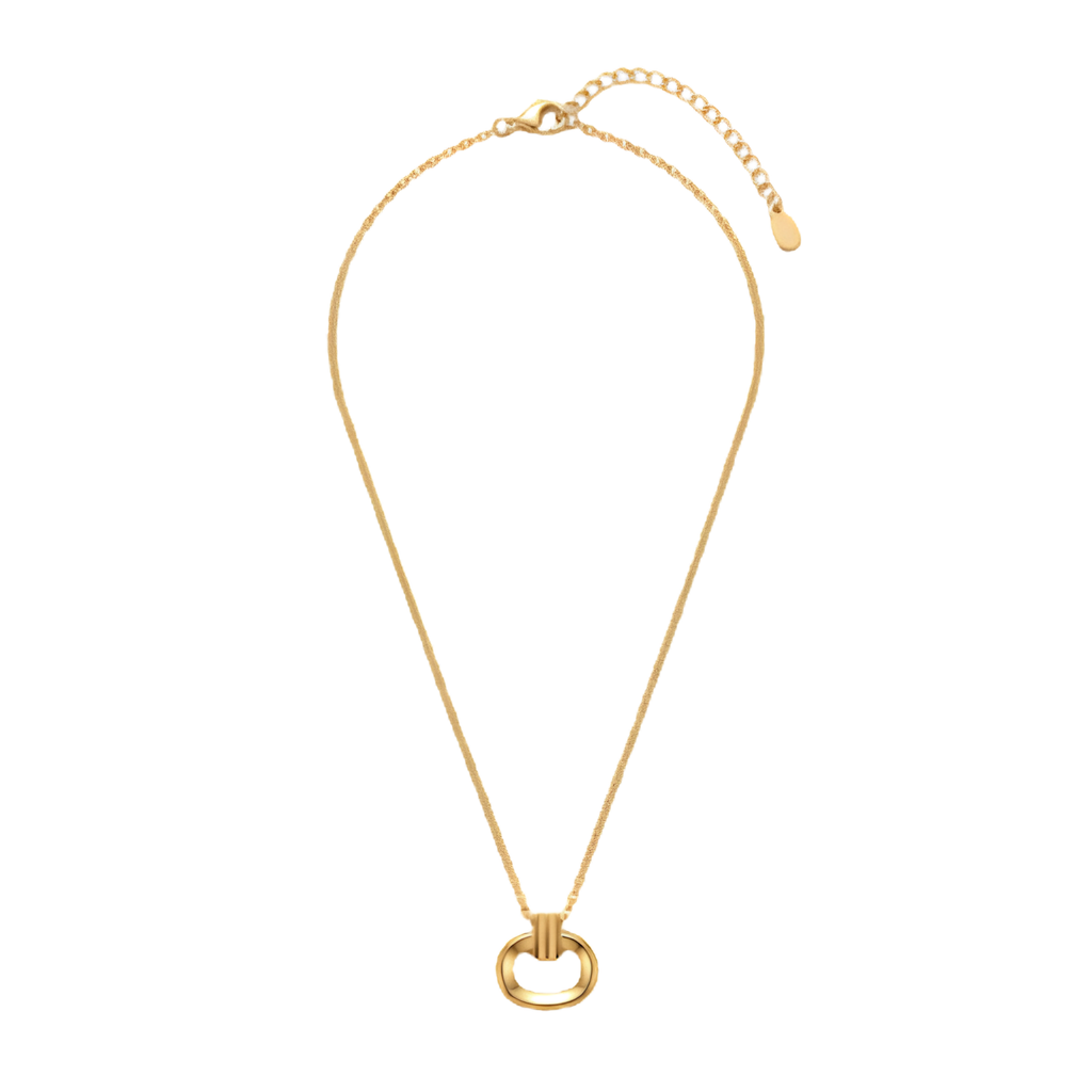 Oval Pendant Necklace
