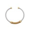 Dual Tone Cable Cuff Bangal