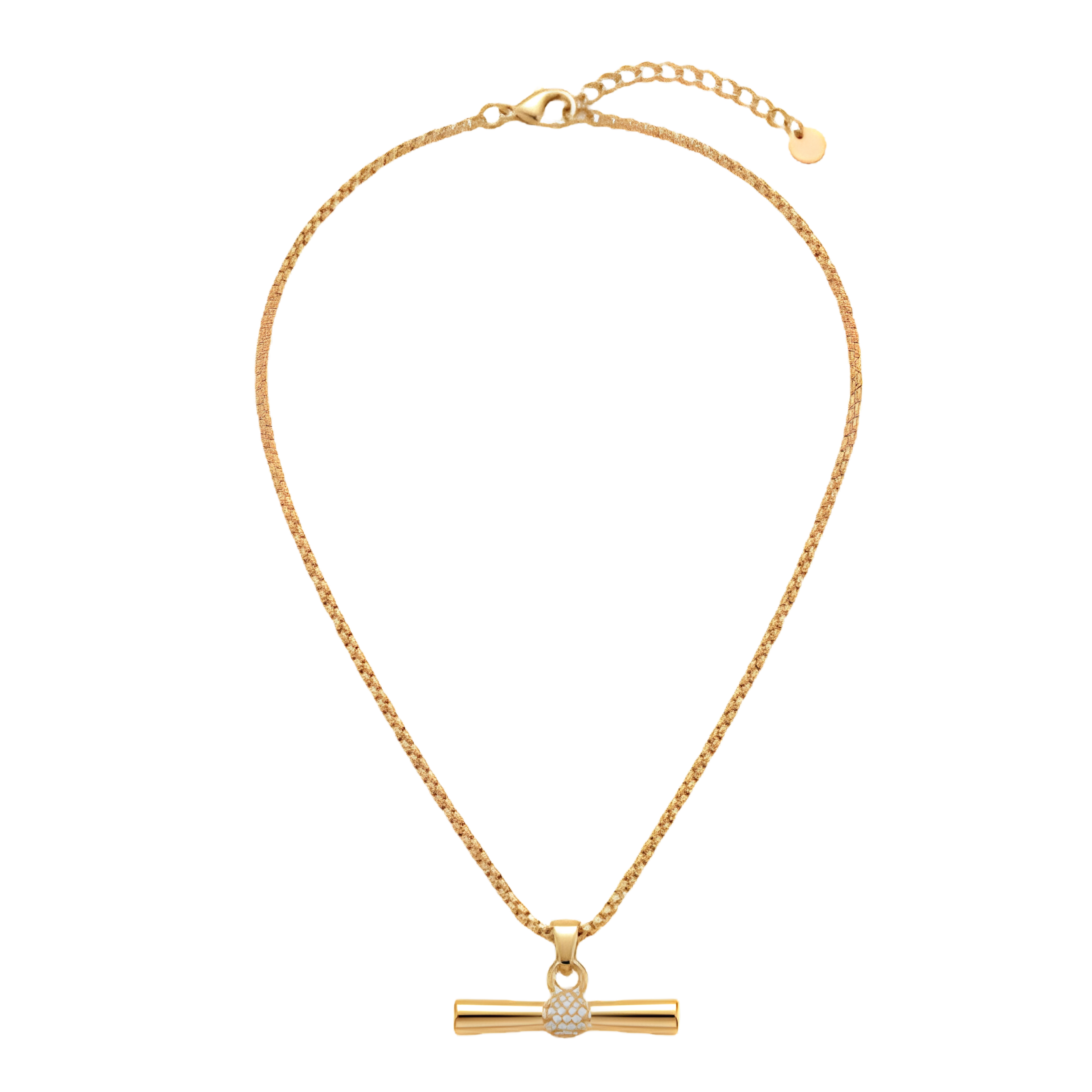 Golden Knot Pendant Necklace