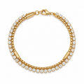 Golden Tennis Bracelet