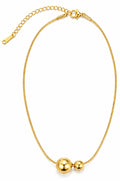 Golden Sphere Necklace