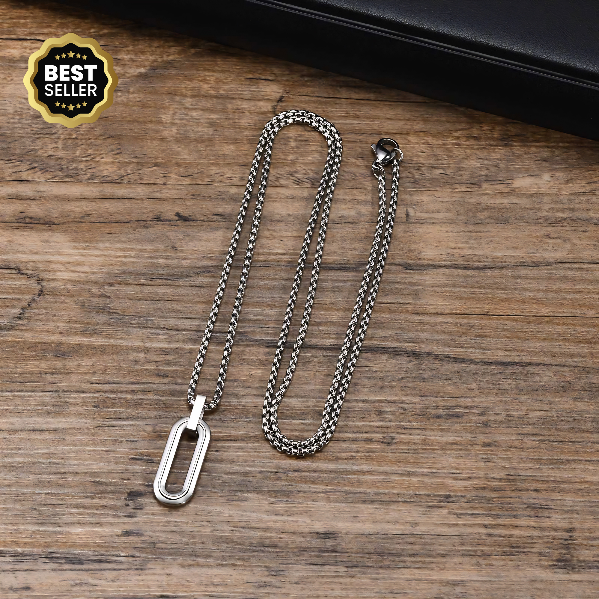 Oval Halo Pendant Necklace