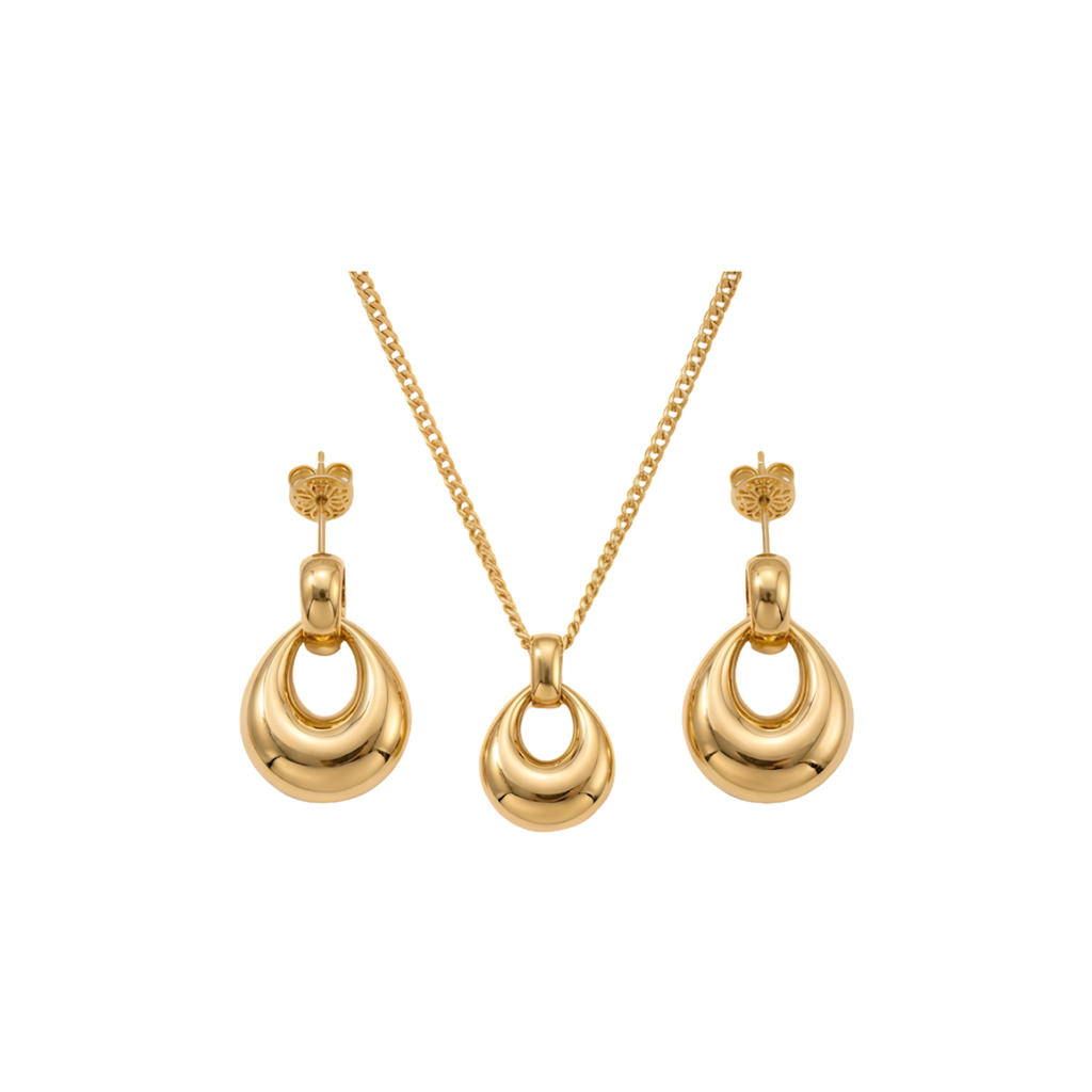 Layered Orbit Jewelry Set