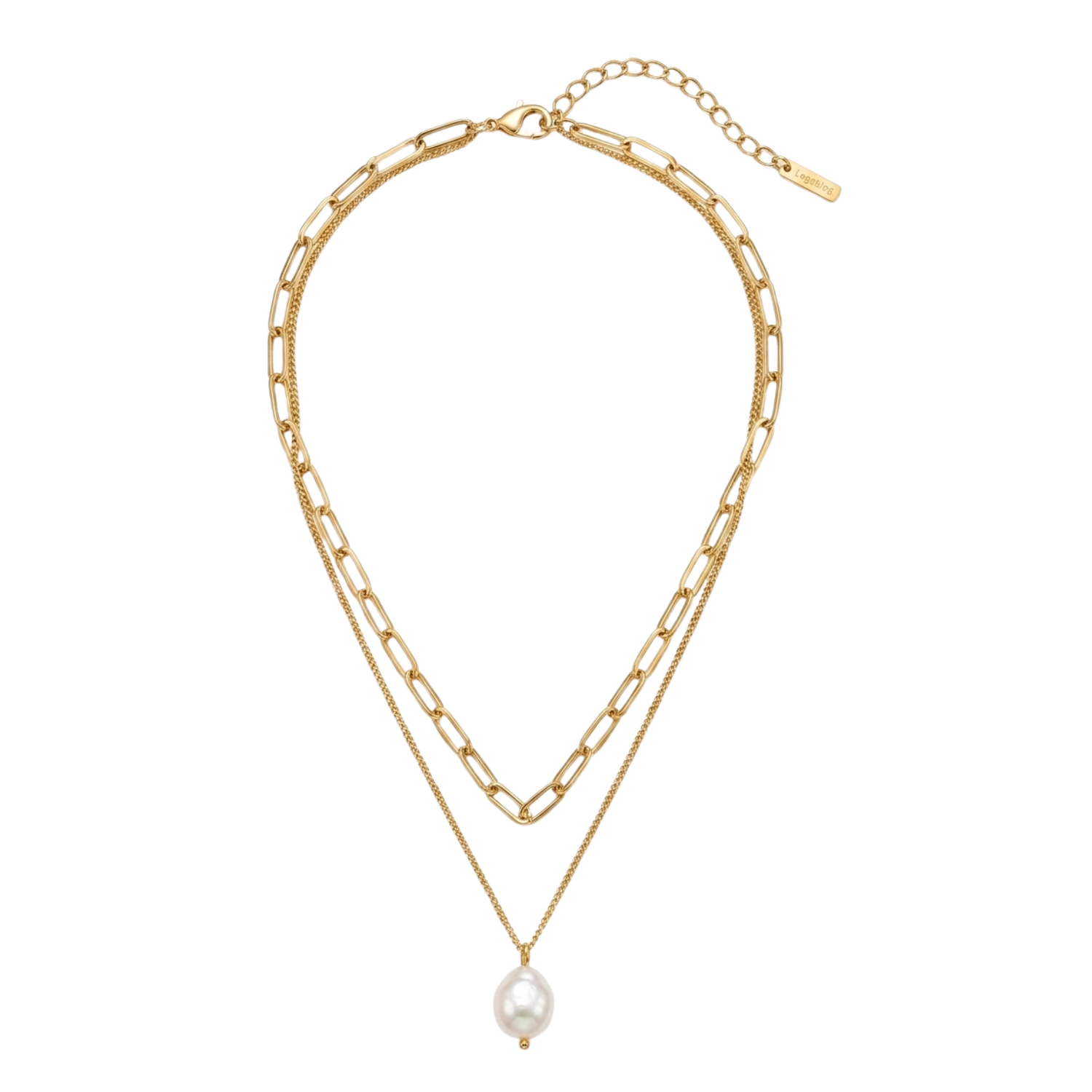 Luxe Layered Pearl Duo Necklace