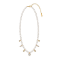 Luxe Pearl Heart Charm Necklace