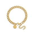Classic Initial Curb Chain Bracelet