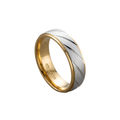 Two-Tone Textured Ring
