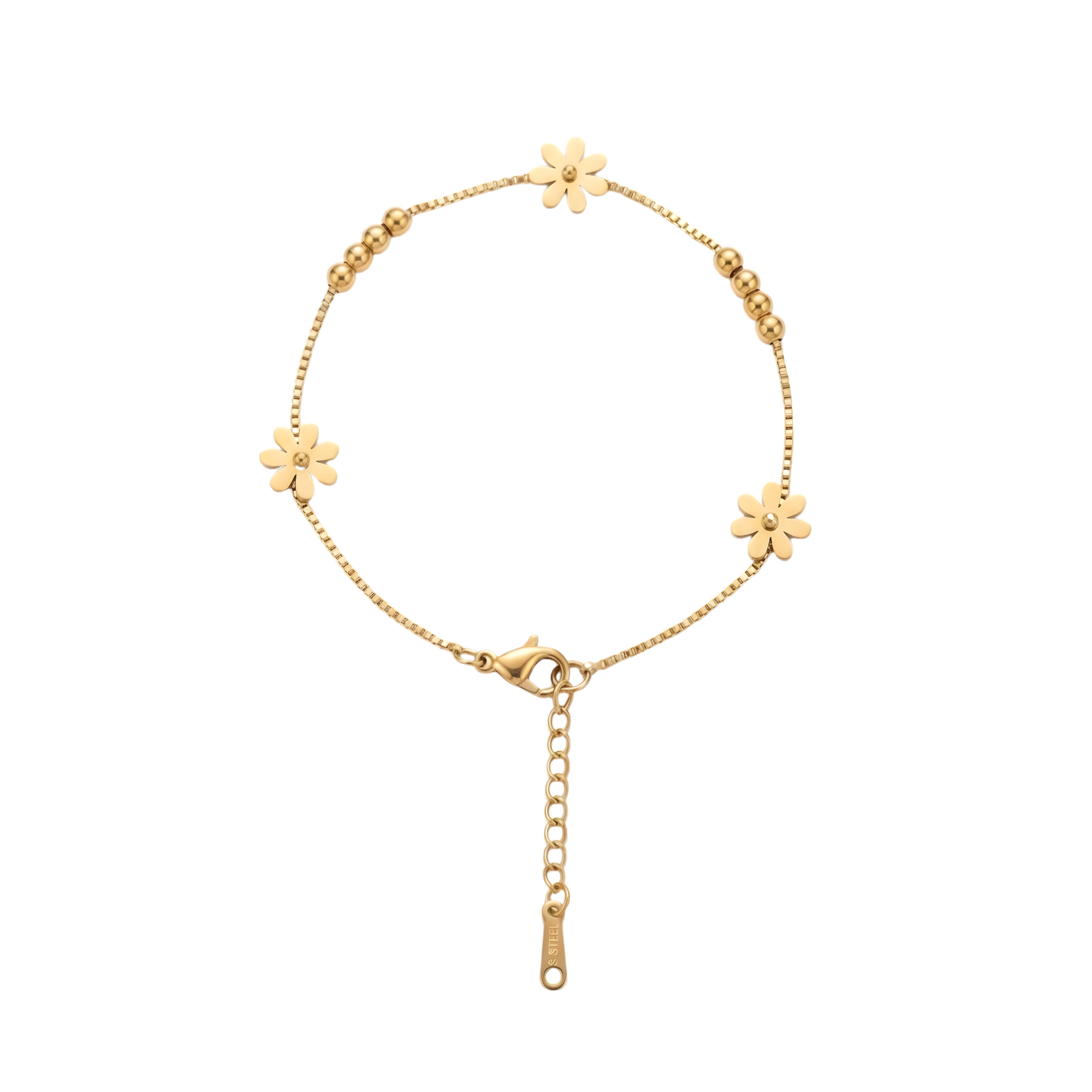 Luxe Daisy Charm Bracelet