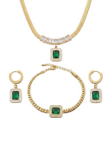 Emerald Royale Jewelry Set
