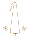 Pearl Bow Jewelry Set