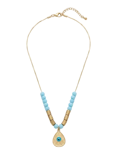 Azure Eye Pendant Necklace