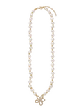 Pearl Flower Pendant Necklace